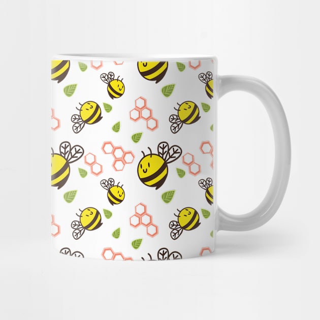 Cuddly Bees and Hives by aglomeradesign